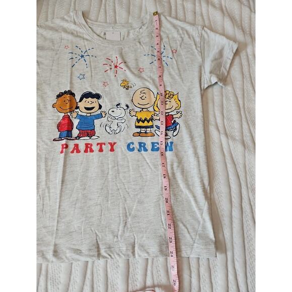 Peanuts Party Crew Kids T Shirt Size XL Plus Snoopy Charlie Brown NWT - Picture 1 of 7
